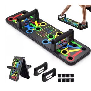 14-in-1 Color-Coded Foldable Push-Up Board System