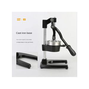 Citrus Juicer Machine Professional Hand Press Orange Lemon Squeezer Orange Crusher (L22 x W17 x H39)cm / (L8.7 x W6.7 x H15.3)inch - Black