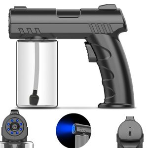 280ML Nano Blue Light Atomizer Spary Gun,Nano Spray Gun,Atomizer Spray Bottle Gun,Handheld Cordless Fogger Machine, After Shave Barber Steam Spray Gun,Atomizer Sprayer for Home,Car 