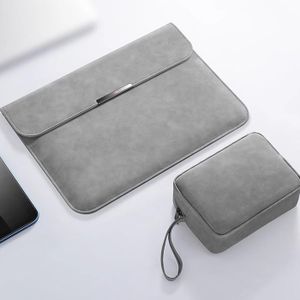 13.3-14 inch Tablet Bag Portable Waterproof Grease Proof Magnetic Laptop Sleeve Bag Laptop Protective Case with Digital Accessories Bag 