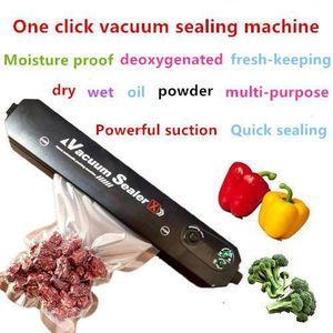 Home Vacuum Packaging Machine Portable Small Vacuum Sealer Food Insurance Machine Commercial Compressor Vacuum Machine 100 vacuum bags size 2517