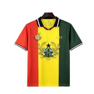 Ghana'S Ghana Coat of Arms Jersey with colar - Highest Quality