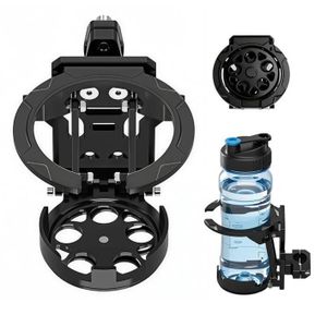 Adjustable Handlebar Cup Holder, Cycling Water Bottle Holder, Motorcycle And Bicycle Cup Holder - Black