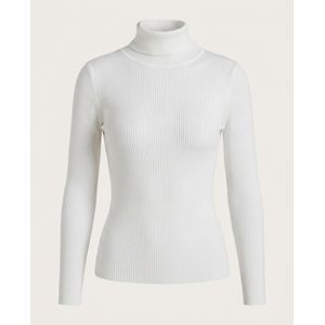 Unisex Ribbed Turtleneck Sweater Top - Soft Stretch One Size Fits All 