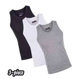 VICTAN  3-in-1 Men's Premium Singlet Pack