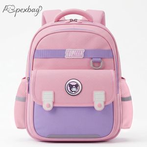 Waterproof and lightweight children's backpack with light, cartoon style, perfect for elementary school girls.