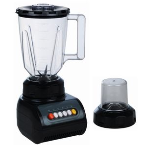 2 in 1 Portable Electric Blender Juicer With Grinder Cup - 1.5L - 450W - Black