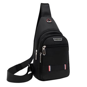 Men Shoulder Crossbody Chest Bag Waterproof Multi Layer Backpack Travel Sports Pack