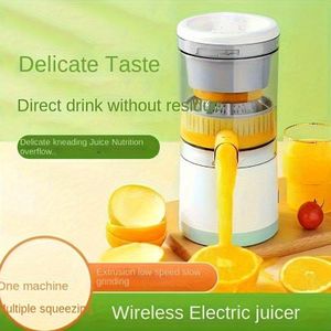 New Portable USB Charging Juicer, Efficient Pulp Separation, High Juice Yield for Oranges, Lemons