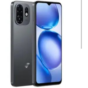 Itel A100c 128GB ROM- 3GB RAM- 8MP Rear/5MP Front- Pure Black +12 months Warranty