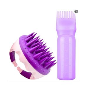 ShebSheb Shampoo scalp massager, scalp cleaning brush, scalp hair oil applicator