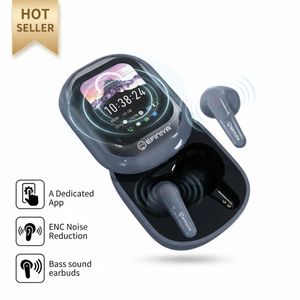 Ne SE-One Bluetooth Earbuds TWS - Wireless Earbuds with Screen, ANC Noise Cancellation & Calling