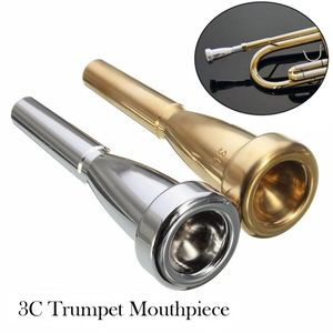 1 Pcs Solid Trumpet Mouthpiece - Gold Or Silver 