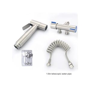 59" Toilet Bidet Sprayer Handheld Cloth Diaper Sprayer Bathroom Kit - B Set