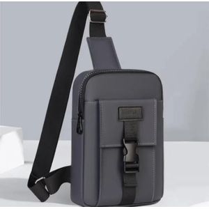 A & Shine Mini Men's Premium Waterproof Crossbody Bag - Grey