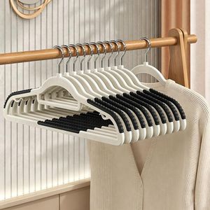 10PCS Non-Slip Clothes Hangers – Durable Space-Saving Wardrobe Hangers (Pack of 10)