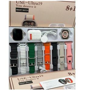 Strong Ultra19 8+1 Smart Watch Combo Set Perfer for all occassions - multicolor