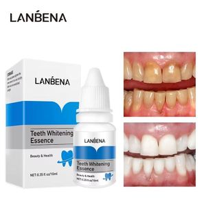 Lanbena Teeth Whitening Essence Fresh Breath Toothpaste Effective Remove Plaque Serum Deep Cleaning Yellow Teeth Tooth Stains