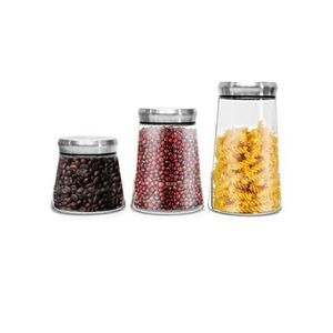 3 Pcs Wide Mouth Storage Glass Jug Set