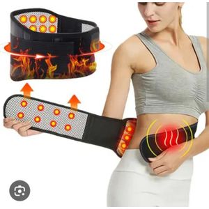 AD Multifunctional Lumber Waist Heating Brace for Pain Relief- Multicolour