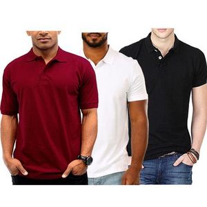 3 Piece Short Sleeve Polo Shirt - Multicolor