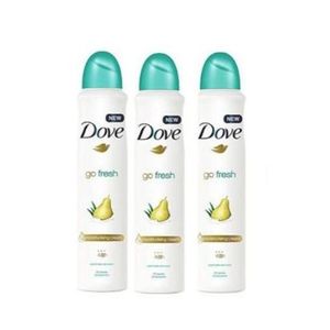 Dove Spray 250ml Pear & Aloe Vera (Pack Of 3)