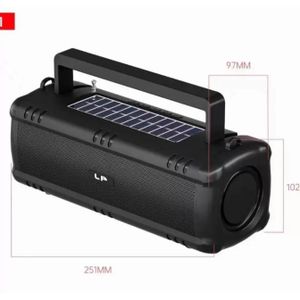 AD 2 in 1 Portable Solar Radio With Light - Multicolours
