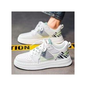 AIDAILU Men Sneakers Casual Male Sport Shoes Running Low-cut Shoes Lace-Up Flat Skateboarding