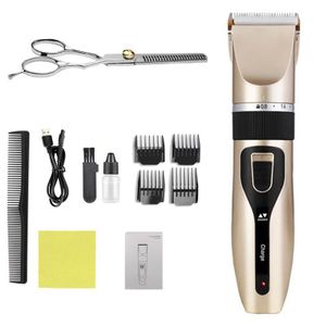 GtyGo electric hair clipper set Rechargeable variable-speed with sci ssors perfect for the whole family and your pets