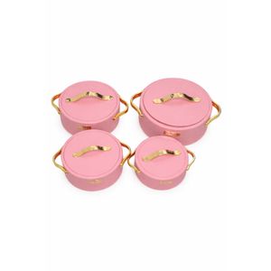 Selva Insulated food warmer 4 set Green, pink