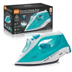 RAF Electric Steam Iron 2200W Ceramic Soleplate – R.1116G