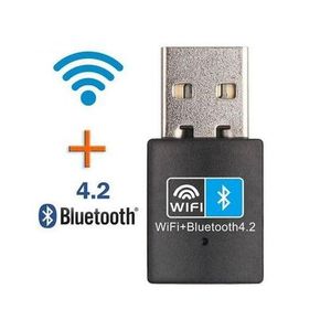 Bluetooth + WiFi Network Adapter Combo - Black