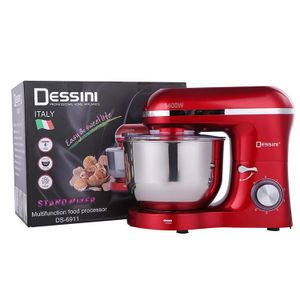 Dessini 6 Speed Electric Stand Mixer Egg Beater Blender Grinder Dough Whisk Mesin 6.5L Bowl Pengadun Bancuh Telur DS-6911