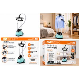 AIRON Series Vertical Clothes Steamer & Steam Iron – Ultra-Slick Ceramic Soleplate, 2000W