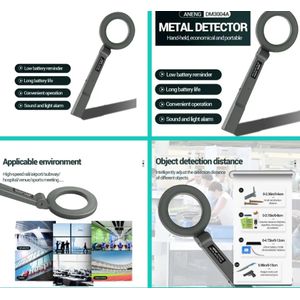 Handheld Folding Underground Metal Detector Electronic Measuring Instrument