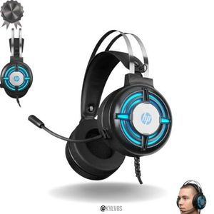 Hp High Fidelity Headset for Gaming with Dynamic RGB Lights and 3.5mm Audio Jack - Premium Wired Gaming Headphones for Computer, Console, PlayStation, and Xbox Control