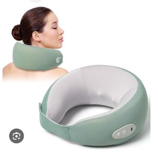 AD GALAXY Electric Neck Massaging and Relaxing Pillow - Multicolor 