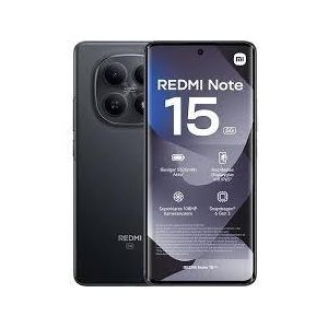 Xiaomi Redmi Note 15  - 128GB ROM + 6GB RAM - 108MP Rear/20MP Front - 5520 mAh - Midnight Black