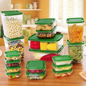 Quality 17 Pieces Sets Storage Bowl - Multicolor 