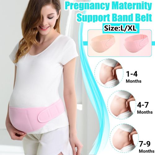 Shop Generic L/XL Pregnancy Maternity Belly Band Belt Back Bump Waist  Lumbar Postpartum Nude Online