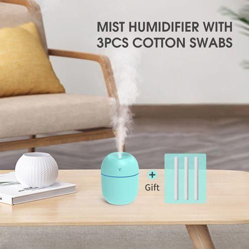 product_image_name-Generic-Small Mini Desktop USB Humidifier Nebulizer,Portable Car Aroma Oil Diffuser,220ml,3 Cotton Swabs-3