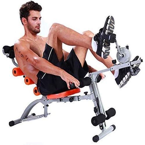 product_image_name-Generic-Six Pack Care Abdominal Machine With Bicycle,SitUp Exercise Machine, Home Workout- Black-7