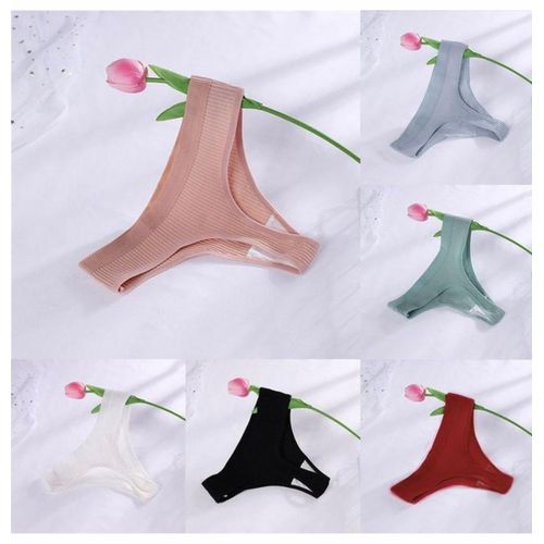 product_image_name-White Label-10 Pieces Of Ladies Cotton Panties Set - Multicolor -3