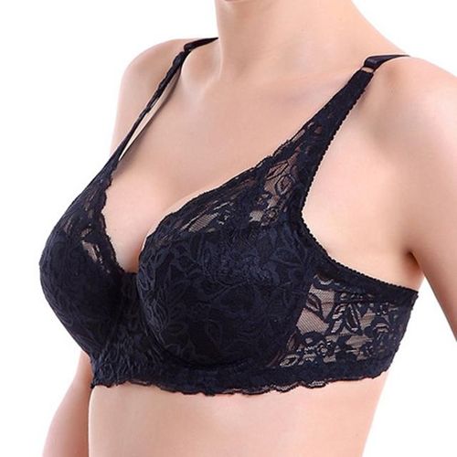 Shop Generic Lace Bra Women Underwear Sexy Push Up Bras 3/4 Cup Seamless  Padded Lace Bra For Summer Ultra Thin Bra Plus Size Lingerie Online