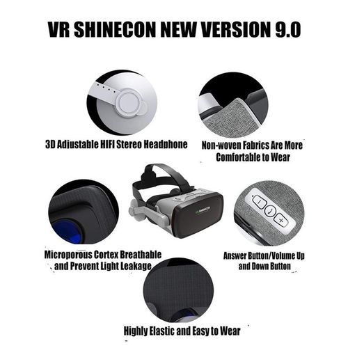 product_image_name-Generic-VR SHINECON G07E Virtual Reality 3D Video Glasses - Grey-5