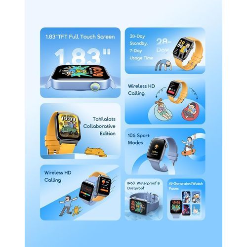 product_image_name-Oraimo-Watch 6 Max OSW-8001N 1.83"TFT Full Touch Smart Watch - Black-2