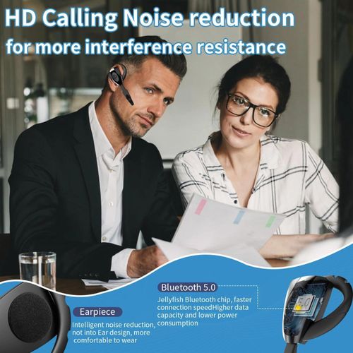 product_image_name-ShebSheb-Scorpion Wireless Bluetooth Headset, Hanging Ear Bluetooth Earphone with Microphone, for Business/Office/Driving, Supports iPhone and Android Phones-2