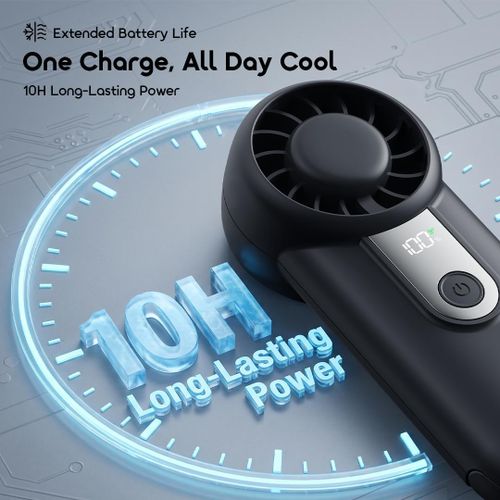 Oraimo TurboFan Lite Mini Powerful Handheld Fan Rechargeable - Lavender - image 6