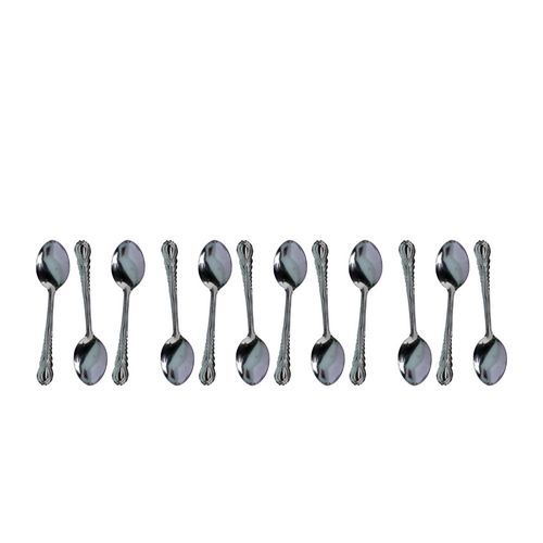 product_image_name-White Label-Stainless Steel Table Spoons - 12 Set - Silver-3
