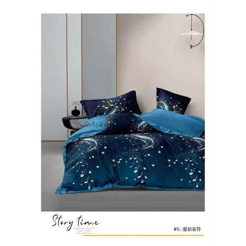 Generic 3-Piece Bed Sheet Set – Elegant  Pattern Bedding Set-Multi